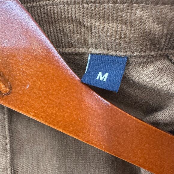 Nautica Corduroy Blazer Men M Brown Sport Coat Classic Fit Stretch Button Jacket - Picture 3 of 9